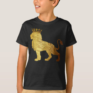 T-shirt Gold Lion King   Animaux sauvages