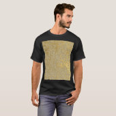 T-shirt Gold Marbling : Grunge Texture Design (Devant entier)