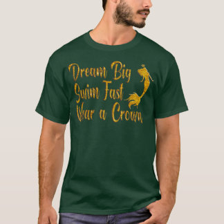 T-shirt Gold Mermaid Dream Big and Accessories