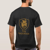 T-shirt Gold Modern Golf (Dos)