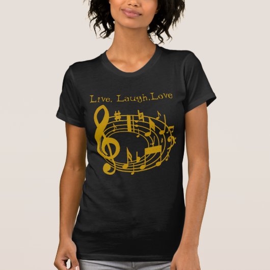 T-shirt Gold Notes_ (Devant)