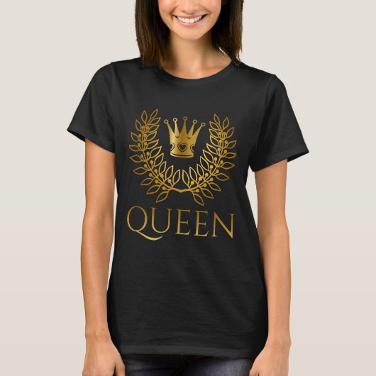 T-shirt Gold Queen (Devant)