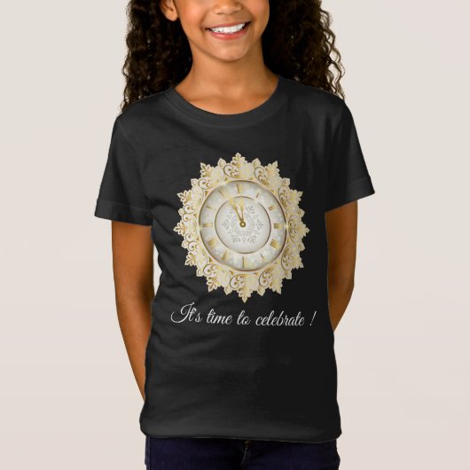 T-Shirt Gold Silver Time (Devant)