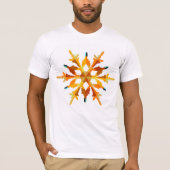 T-shirt Gold Snowflake (Devant)
