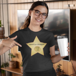 T-shirt Gold Star Hollywood Superlative