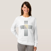 T-shirt Gold Stars Silver Stripes Cross (Devant entier)