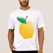 T-shirt Golden Apple Bright Yellow Fruit (Devant)
