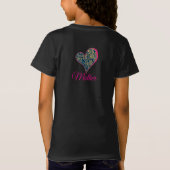 T-Shirt Golden Blue Elegance (Dos)