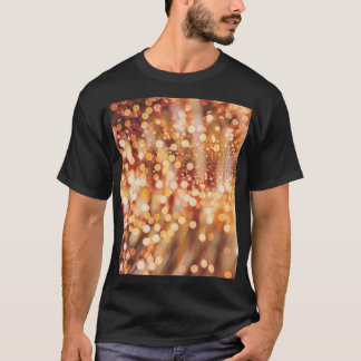 T-shirt Golden Bokeh : Vintage Light Play