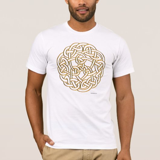 T-shirt Golden Celtic Knot (Devant)