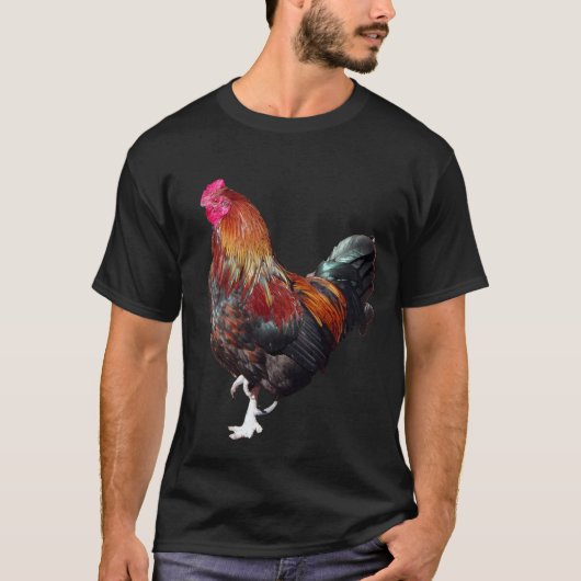 T-shirt Golden Cockerel Rooster shirt (Devant)
