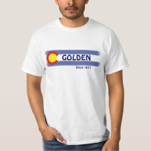 T-shirt Golden Colorado Drapeau local