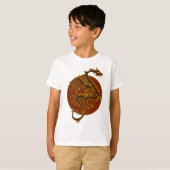 T-shirt Golden Dragon Sun (Devant entier)