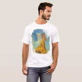 T-shirt Golden Eiffel Tower T‑Shirt (Devant entier)