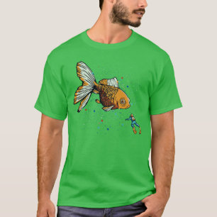 T-shirt Golden Fish Scuba Diver par Tobe Fonseca
