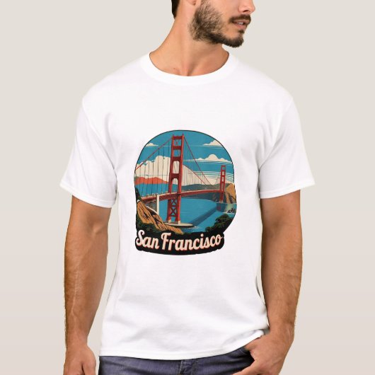 T-shirt Golden Gate Bridge (Devant)