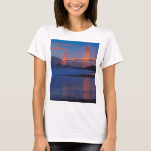 T-shirt Golden Gate Bridge après le coucher du soleil à Sa