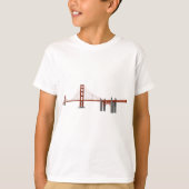 T-shirt Golden Gate Bridge : Modèle 3D: (Devant)