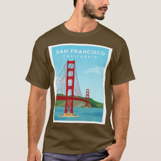 T-shirt Golden Gate Bridge San Francisco Californie