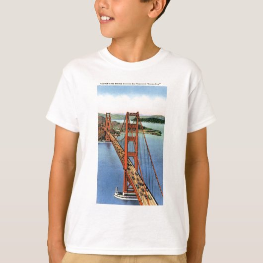 T-shirt Golden Gate Bridge, SF, Ca (Devant)