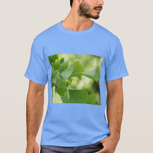 T-shirt Golden Ginkgo Leaf Art Tee (Devant)