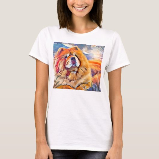T-shirt GOLDEN GIRL chow (Devant)