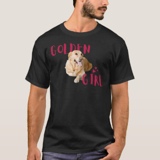 T-shirt Golden Girl Golden Retriever