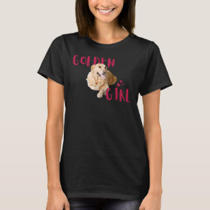 T-shirt Golden Girl Golden Retriever