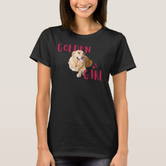 T-shirt Golden Girl Golden Retriever