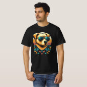 T-shirt Golden Glow - Retro Pup Edition (Devant entier)