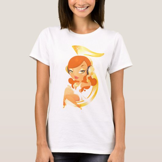T-shirt “Golden Groove Goddess” (Devant)