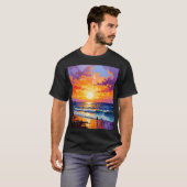 T-shirt Golden Horizon Walk (Devant entier)
