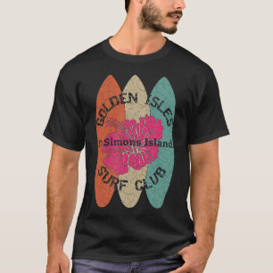 T-shirt Golden Isles Surf Club St Simons Island Géorgie