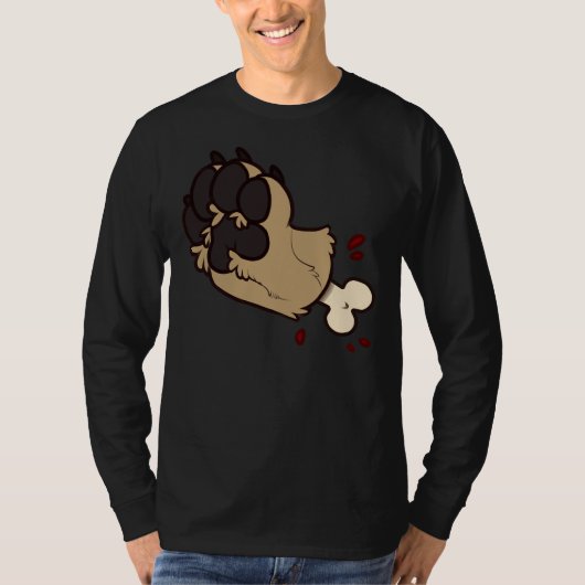 T-shirt Golden Lab Paw Gore (Devant)