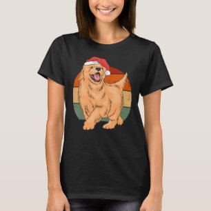 T-shirt Golden Labrador Chien de Noël Chien de Noël