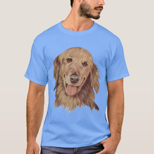 T-shirt Golden Labrador Retriever (Devant)