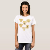 T-shirt Golden Labrador Retriever Chien (Devant entier)