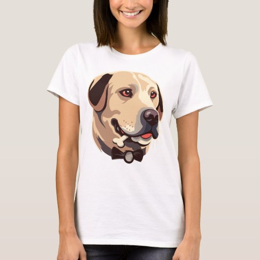 T-shirt Golden Labrador Retriever Chien (Devant)