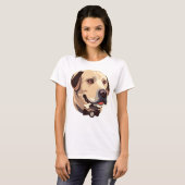 T-shirt Golden Labrador Retriever Chien (Devant entier)