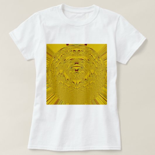 T-shirt Golden Lion Head Art (Design devant)
