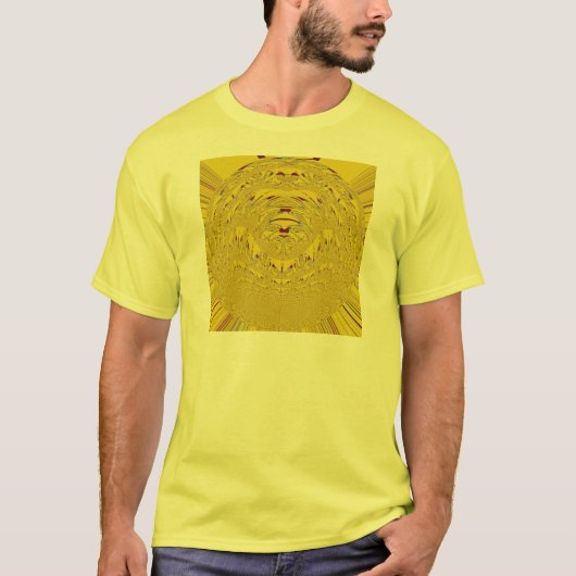 T-shirt Golden Lion Head Art (Devant)