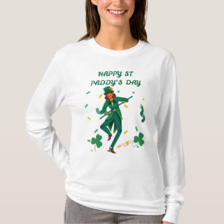 T-shirt "Golden Luck - St. Patrick’s Long Sleeve Tee"