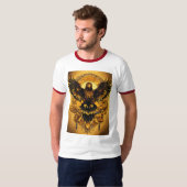 T-shirt "Golden Majesty Soars : Eagle Vision Tee" (Devant entier)