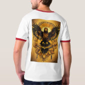 T-shirt "Golden Majesty Soars : Eagle Vision Tee" (Dos)