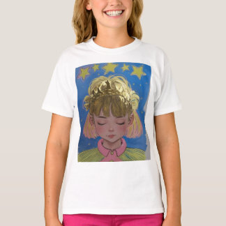 T-shirt Golden Princess Star Design