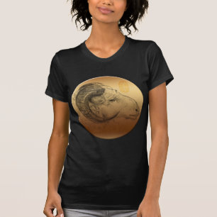 T-shirt Golden Ram Année Astrologie chinoise Zodiac Femmes