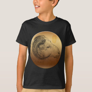 T-shirt Golden Ram Year Astrologue chinois Zodiac K Shirt