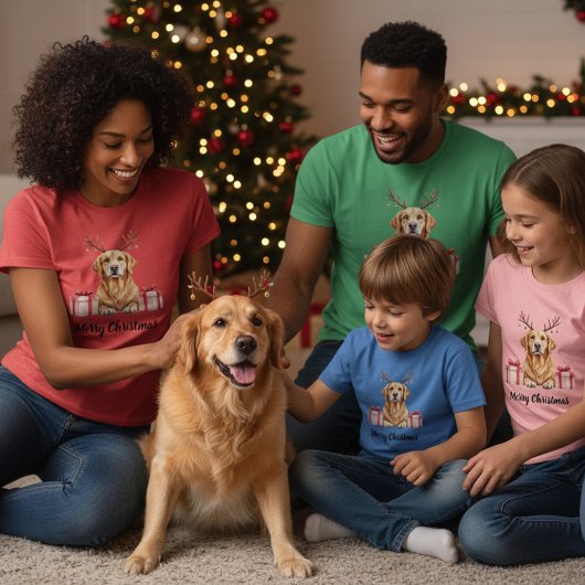 T-shirt Golden Reindeer