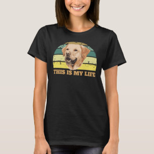 T-shirt Golden Retrieve Retro Labrador Retriever Mum Golde