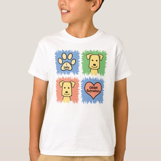 T-shirt Golden Retriever (Devant)